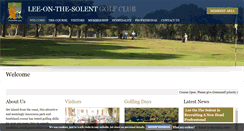 Desktop Screenshot of leegolf.co.uk