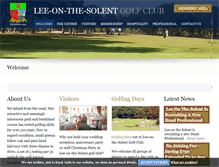 Tablet Screenshot of leegolf.co.uk